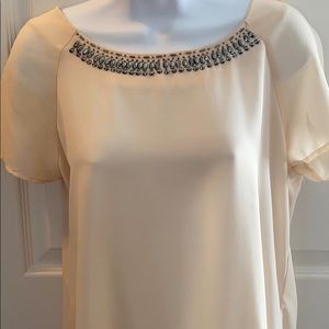 Cream blouse